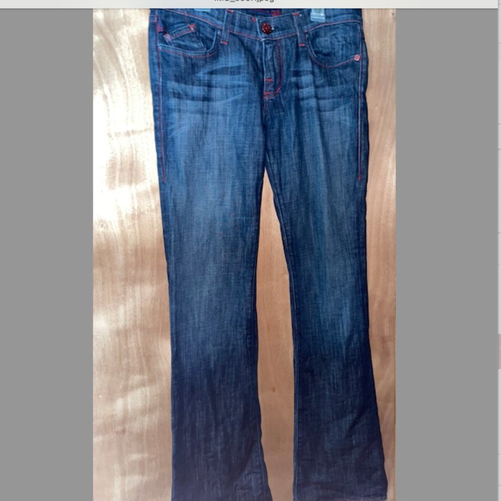 Rock & Republic Kasandra Rare Red crystal crown Bootcut Jeans
